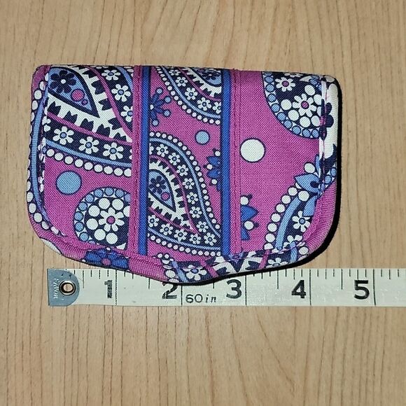 VERA BRADLEY BOYSENBERRY SMALL CARD WALLET - Picture 7 of 10